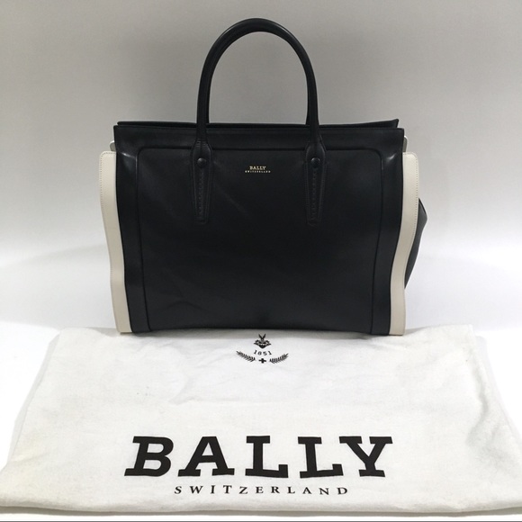 Bally Bags Large Bally Bag Leather Tote Poshmark